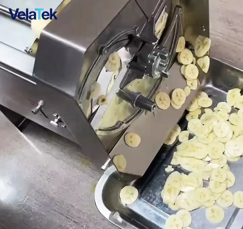 Banana Chips Making Machine, Plantain & Banana Slicer for Multi-slice Fruit Processing