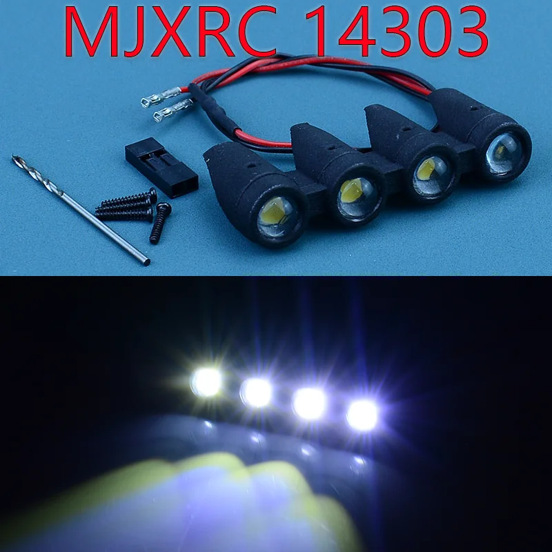 Pour HYPER GO 1/14 MJXRC 14303 C3 WRC chariot de rallye RC voiture LED 5V Simulation bateau lumière projecteur