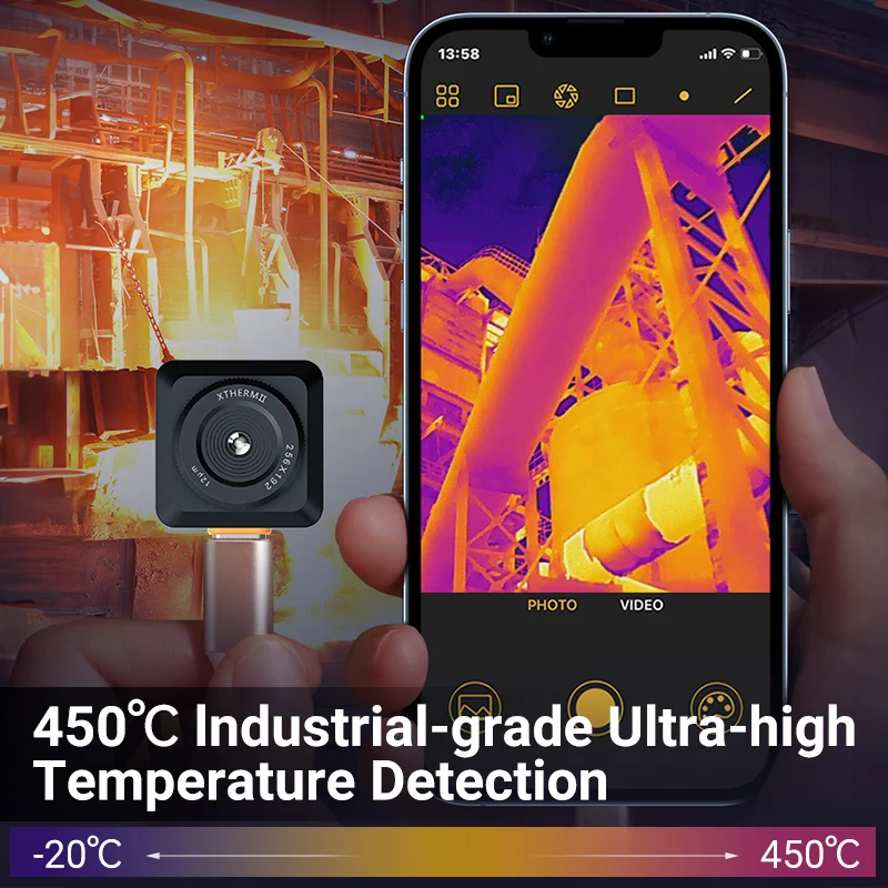 InfiRay T2S Plus Thermal Imaging Camera for Smart Phone PCB Circuit Repair Android Type C Night Vision Infrared Thermal Imager