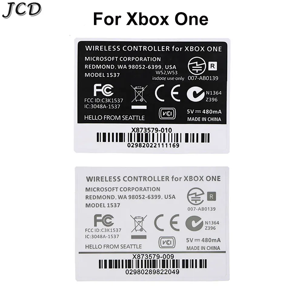 JCD 2pcs FOR XBOX Series S X Skin Sticker Stickers For XBOX ONE Slim/S Elite Controller Handle Sticker Label