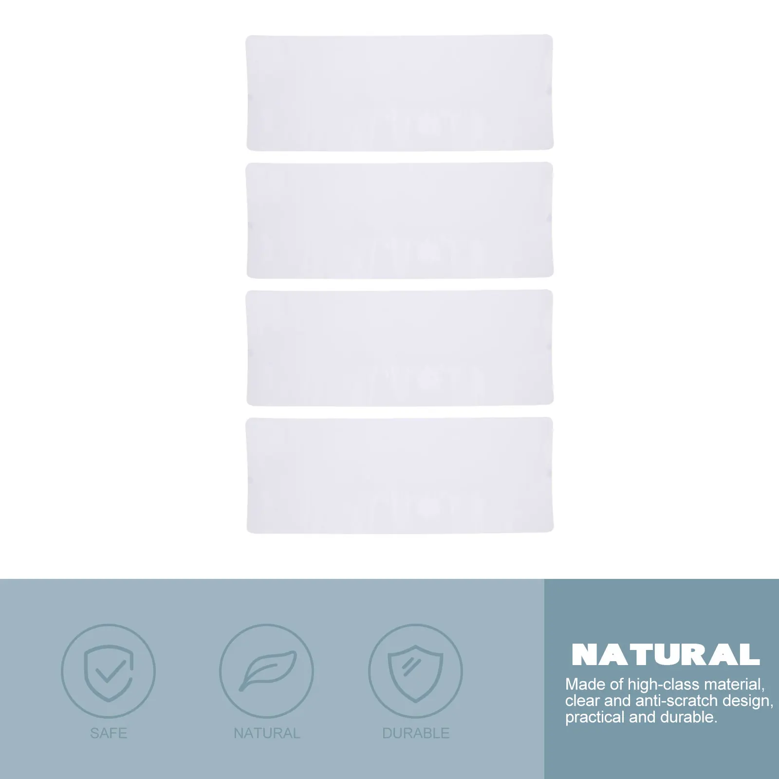 

4 Sheets Cat Scratch Furniture Protector Decals Durable Transparent Anti-Scratch Sticker Couch Protector for Cats Home
