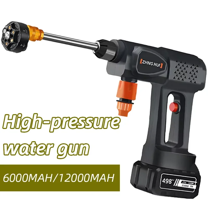 

Portable Cordless High Pressure Washer Car Cleaning Machine Multi-Function Tool for Auto Detailing Garden Watering Home Use