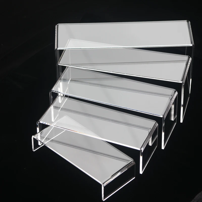 

Toy Organizer Shelf Showcase Display Shelf Display Rack Dessert Table Stand Clear Acrylic Riser Shoe Stand Jewelry Figure
