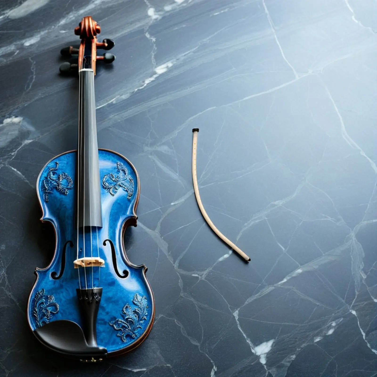 Portable Violin Humidifier F Hole Insert Type Soft Flexible Rubber Material Prevents Cracking Warping Poor String Action