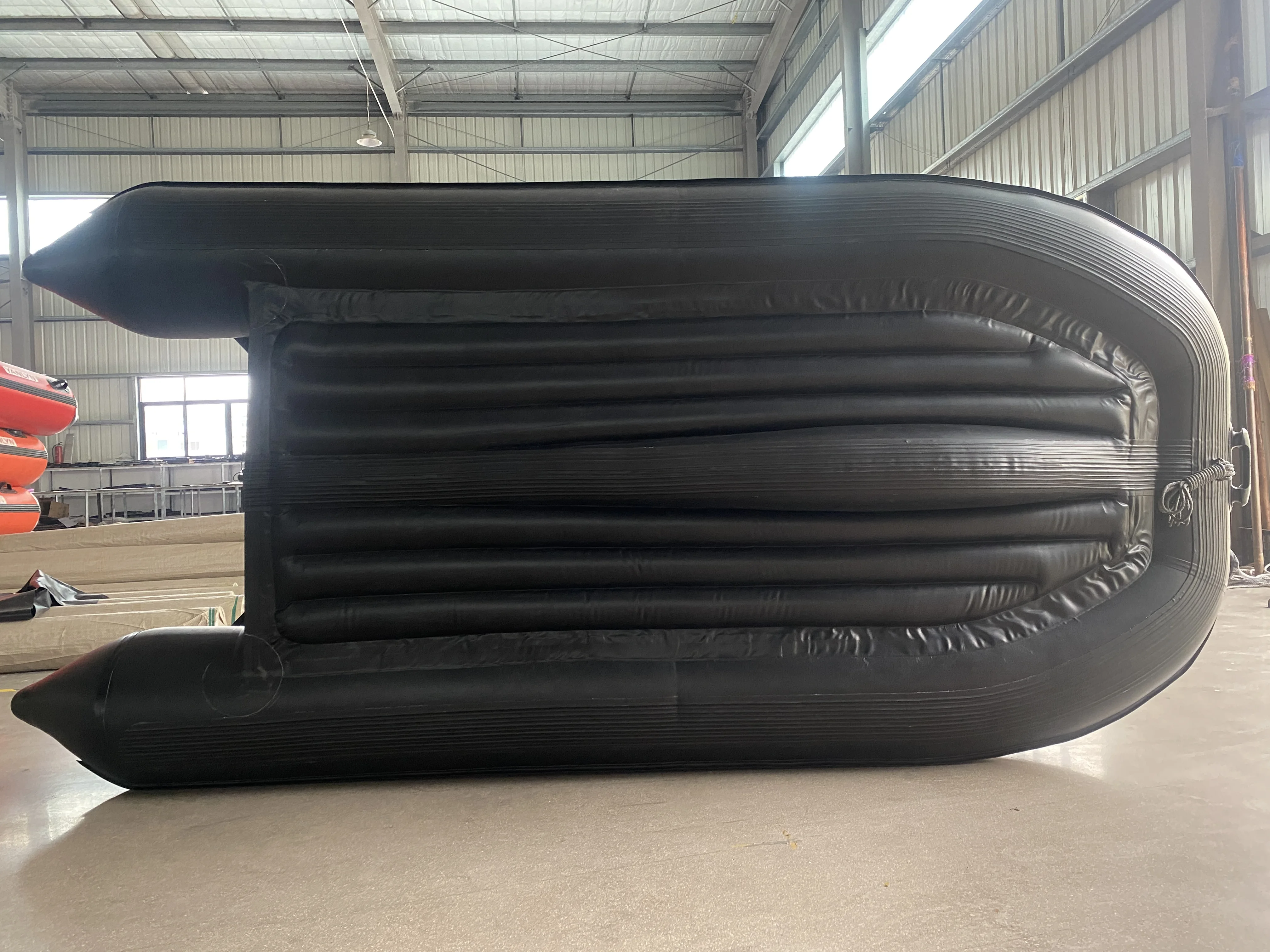 Heavy Duty 300cm Inflatable Fishing Boat Beam Floor TPU PVC Rowing Kayak Sport Boat For Sale
