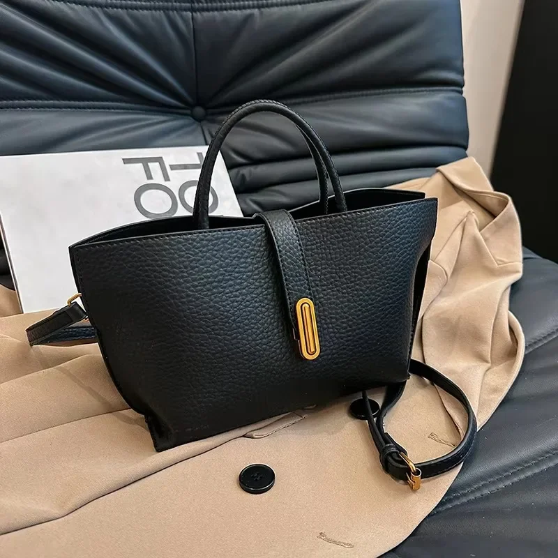 2026 New High Quality Solid Color PU Women\'s Shoulder Bag Hot Selling Large Capacity Casual Commuting Crossbody Bagсумка женская