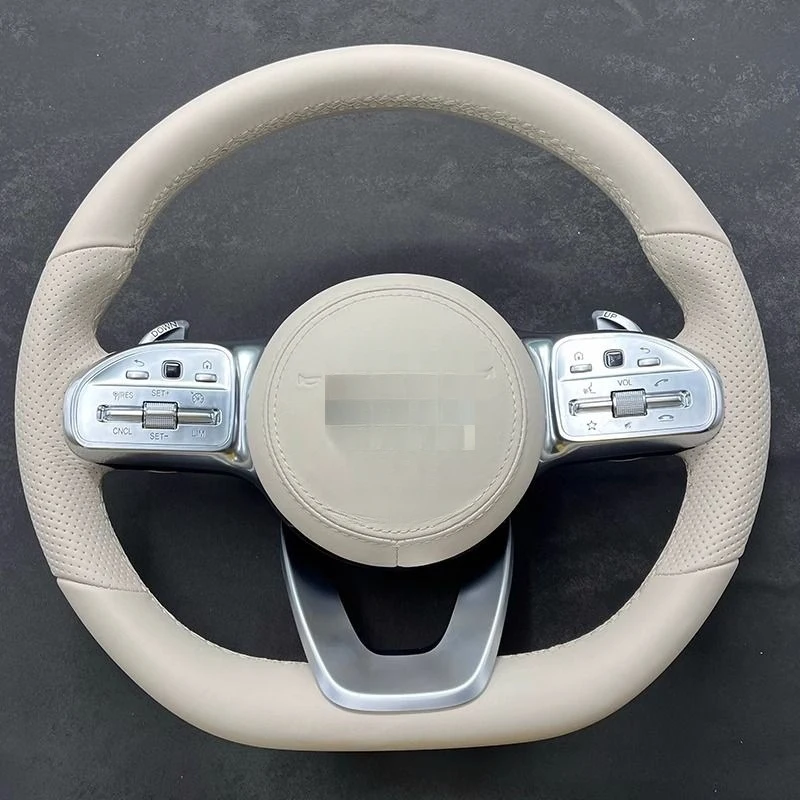 For Mercedes-Benz models w205w204  , universal 808 genuine leather cla45 steering wheel assembly, modification