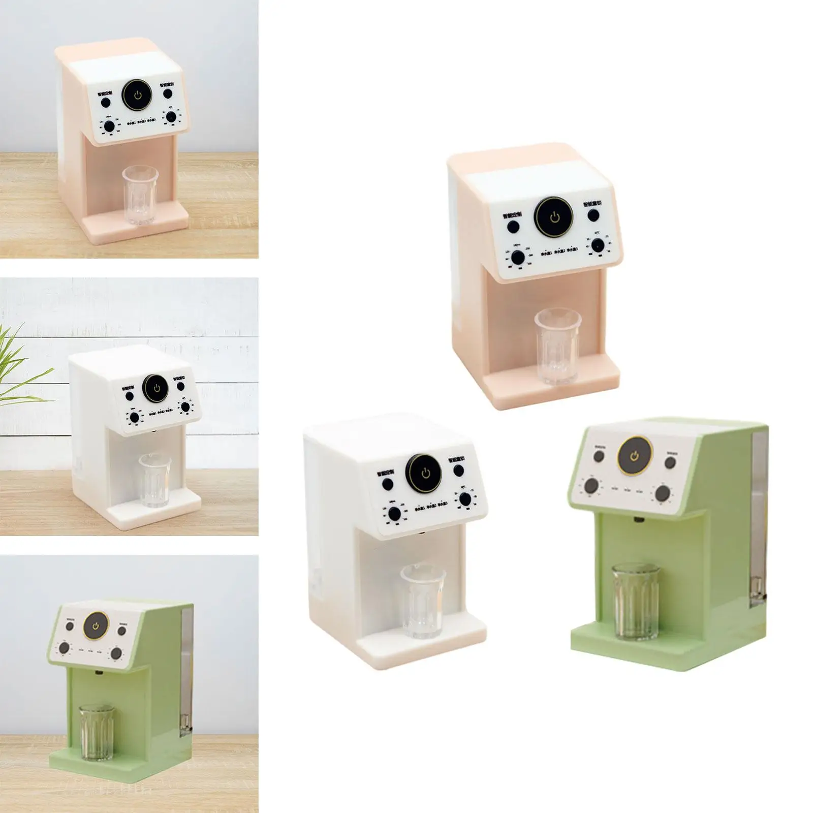 Dollhouse Mini Water Dispenser Kitchen Appliances Model Durable Funny Doll House Accessories for Dollhouse Diorama Decoration
