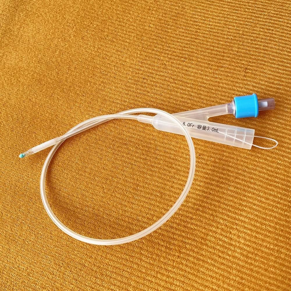 Pet Dog 2-way Urinary Catheter Foley Catheter 5FR 6FR 8FR 10FR Standard And Extend Length With Stylet Long Time Placement 5PCS