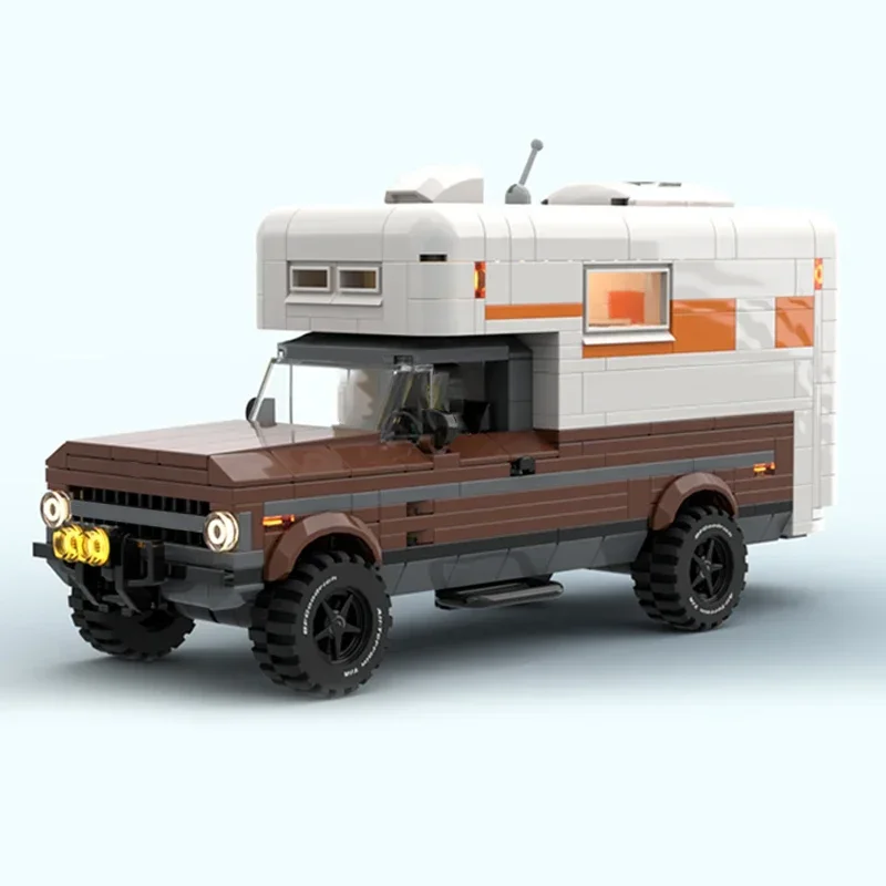 Moc Bouwstenen Stadsautomodel C10 Camper Autotechnologie Modulaire Blokken Vakantiegeschenken Speelgoed Voor Kinderen Diy Sets Assemblage