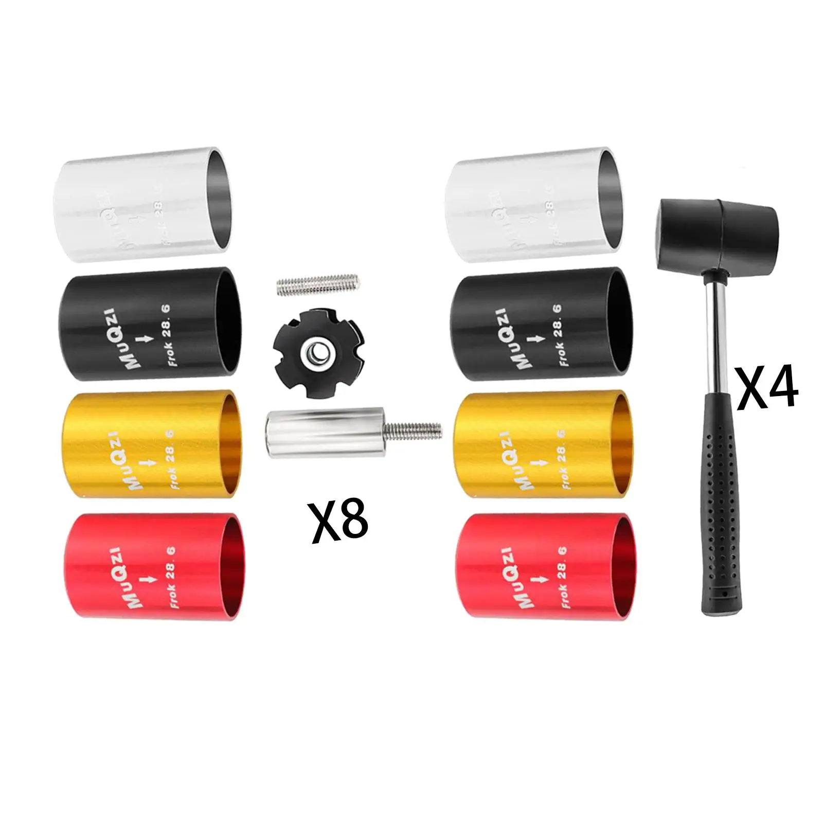 

Набор инструментов для установки гайки велосипедной вилки, полный комплект из алюминиевого сплава, для обслуживания и ремонта велосипедов