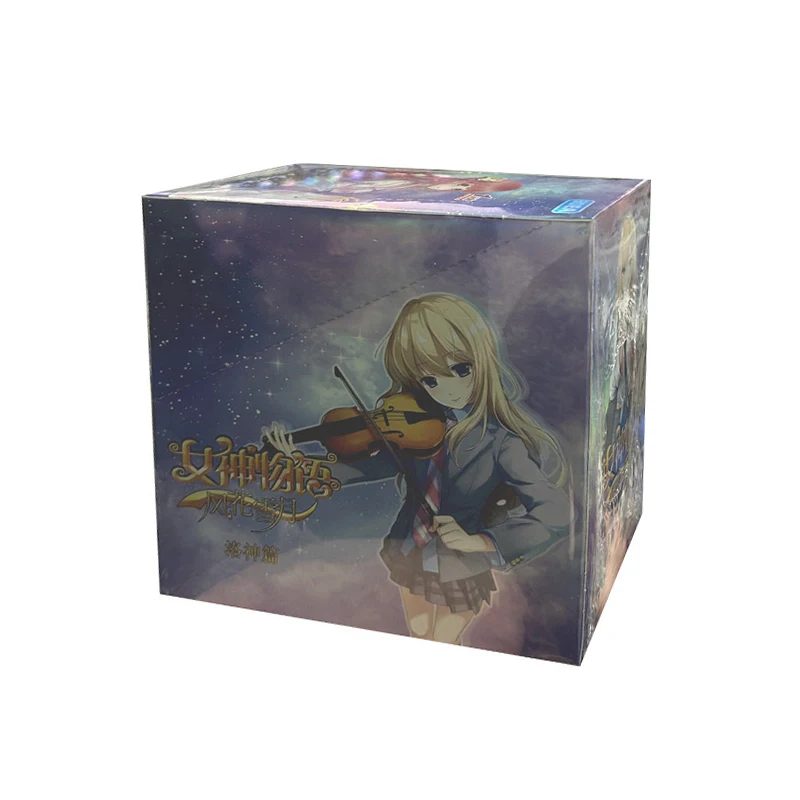 여신 이야기 애니메이션 TCG 부스터 디스플레이 트레이딩 카드 게임 와이푸 만화 NS 2025 팬들을 위한 어린이 청소년 및 성인용