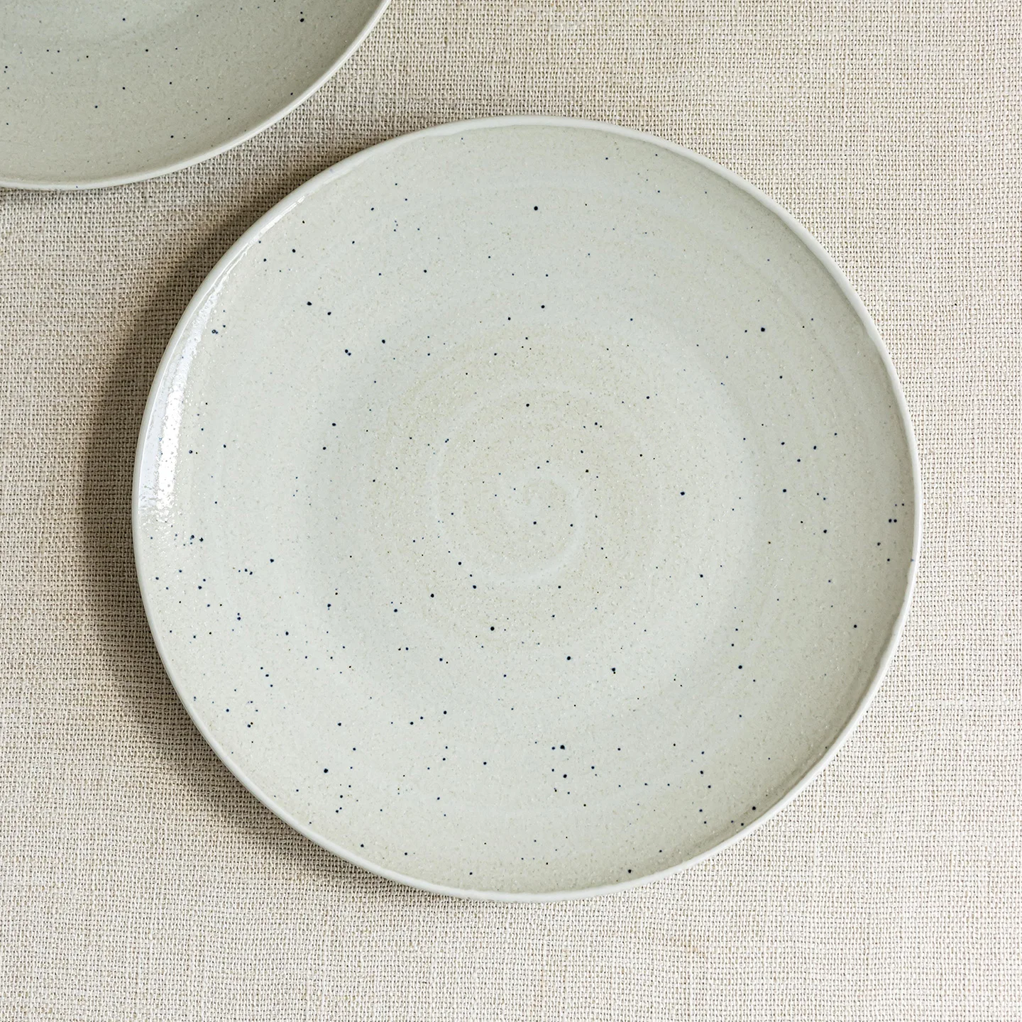 

Sesame Dot Glazed Dining Plate Household Versatile Western Style Serving Plates Japanese Large Capacity Ceramic Tableware