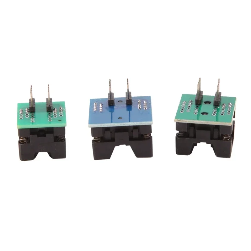 

3PCS SOP16+SOP8 To DIP8 150Mil 200Mil 208Mil Adapter Socket For EZP2010 EZP2013 EZP2019 RT809F RT809H CH341A TL866