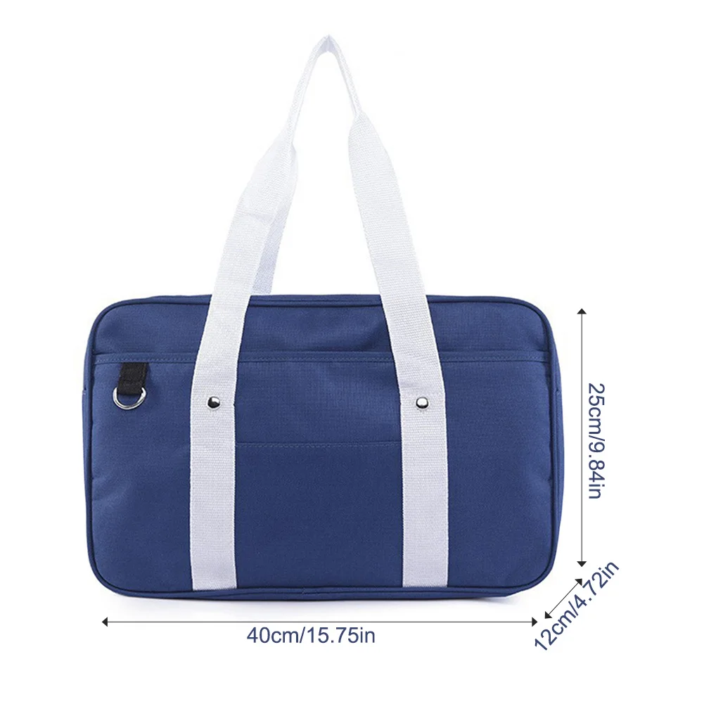 Leichte japanische Schultasche für die Highschool. Robustes, leichtes Material für den täglichen Weg zur Arbeit. Täglicher Pendler-Wochenendausflug – Detail 3
