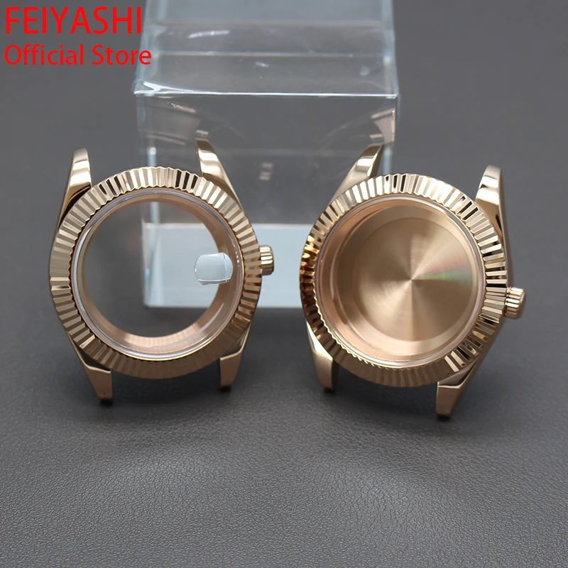 

36mm/40mm Luxury Men's watch Cases Oyster Datejust Suitable For NH34 NH35 NH36 38 Miyota 8215 Movement 28.5mm Dial High Quality