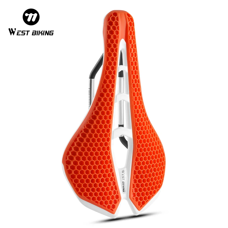 

WEST BIKING 3D велосипедное седло сотовое сверхлегкое MTB гравийное дорожное велосипедное сиденье дышащая подушка для сидения аксессуары для велосипеда