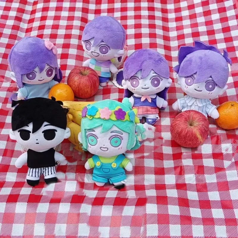 Omori Game Plush Doll Cute Omori Basil Aubrey Hero Mari Kel Sunny Stuffed Figure Toy Soft Collection Plushie Gift For Game Fans