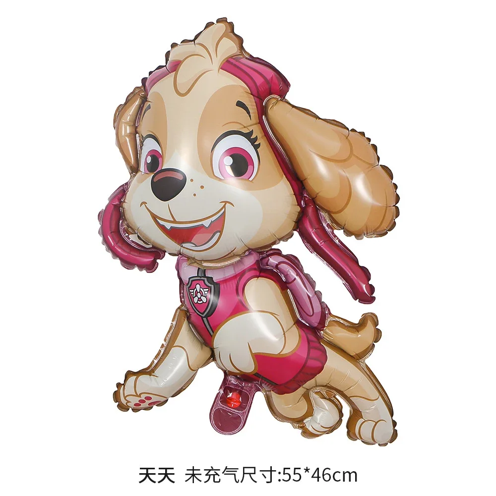 مجموعة بالونات كلب باو دورية كرتونية ، فيلم ألومنيوم ، رايدر ، مطاردة ، ايفرست ، ألعاب أطفال ، ديكور حفلة عيد ميلاد #3