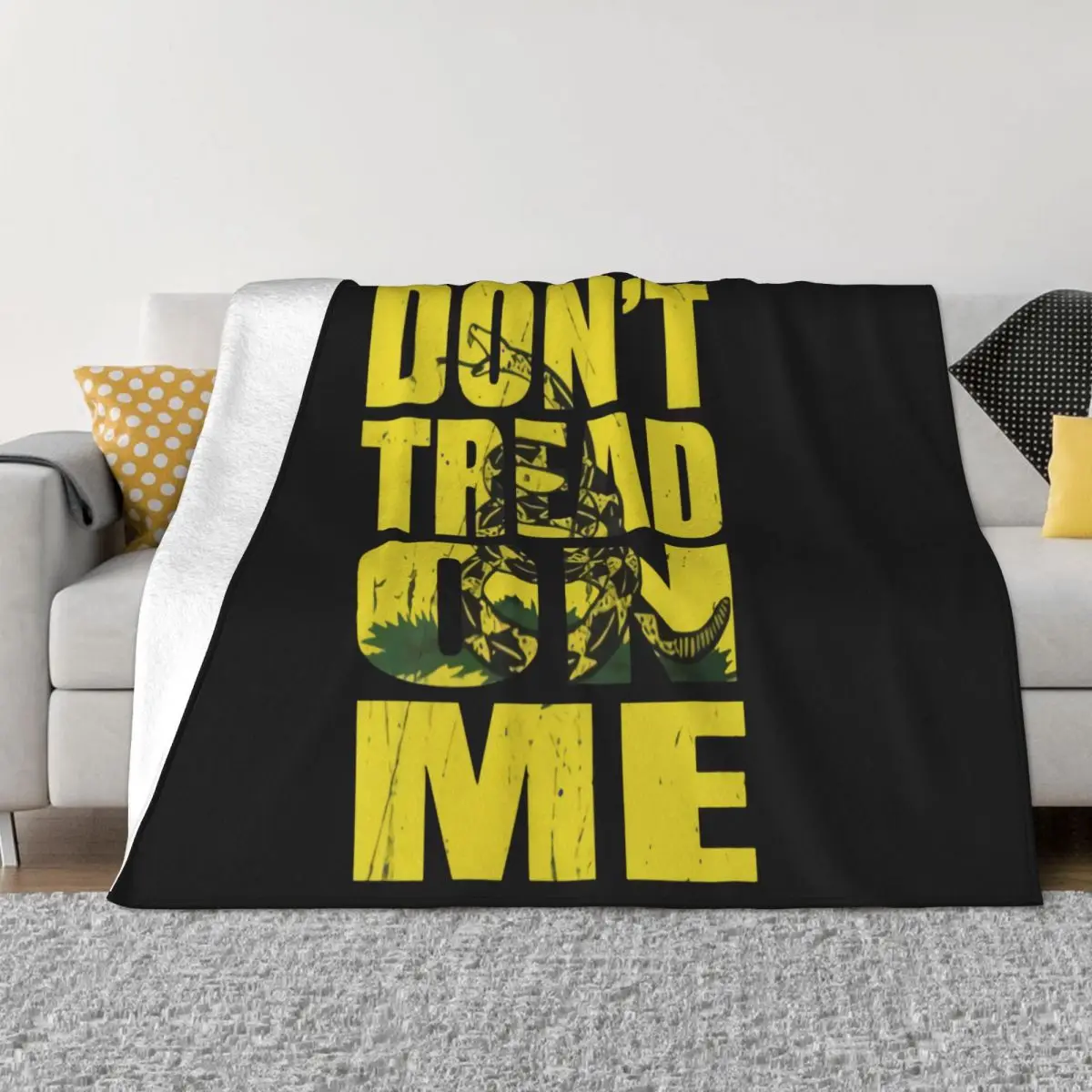 Men T Gadsden Flag Dont Tread On Me Gasden Culpeper Coil Snake Dont Tread On Me Pa Cartoon Low Price Casual Throw Blanket