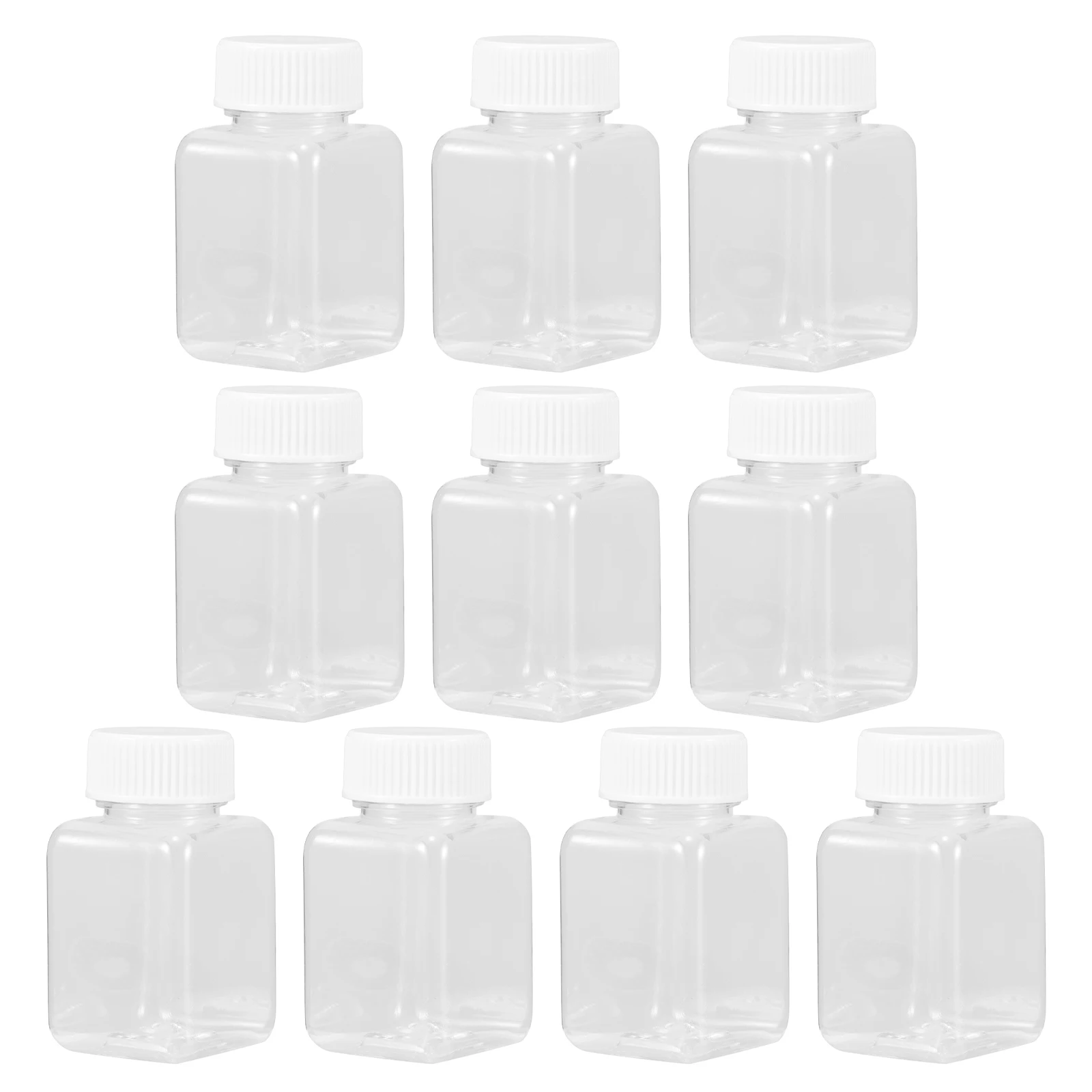 

10pcs Beads Storage Bottles Plastic Subpackage Containers Reusable Small Empty Mini Bottles For Beads Game Supplies Sturdy
