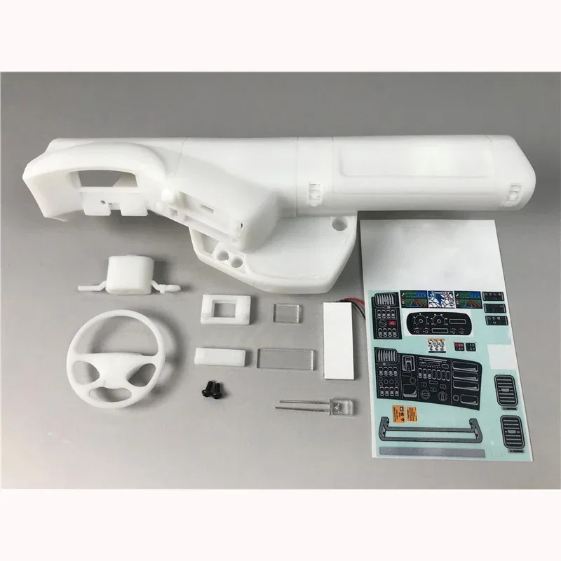 Scale Model Car interior cab Left/right Peptide Center Console for Tamiya 1/14 RC Truck for SCANIA R620 56323 Car