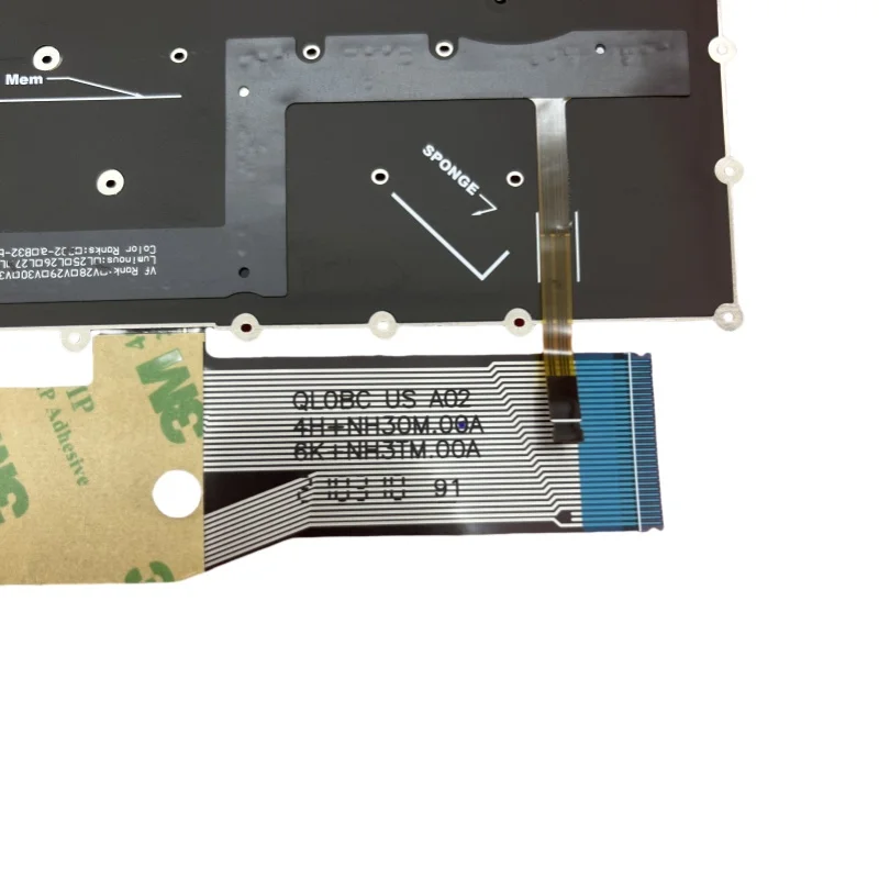 لوحة مفاتيح الكمبيوتر المحمول الأمريكية الجديدة لأجهزة Dell XPS 15 9510 9520 9700 9500 الدقة 5560 5760 5750 5550 XPS 17 9700 9720 P91F P92F