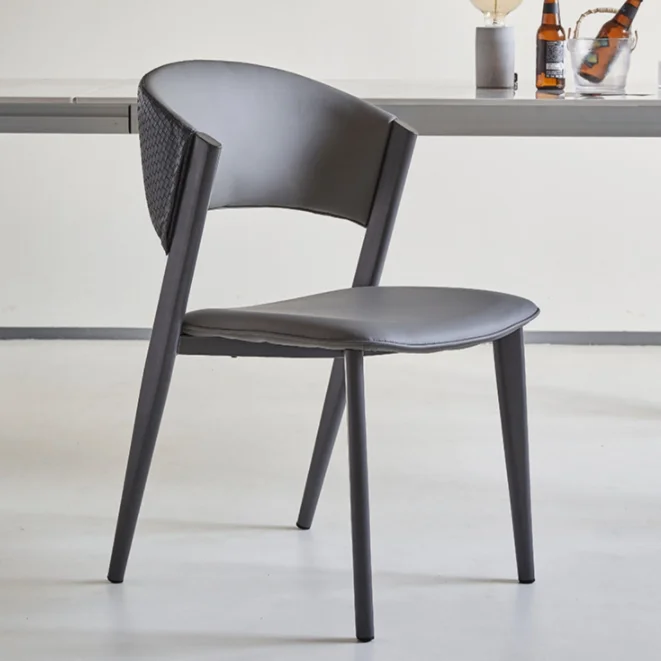 

Nordic Modern Light Luxury Simple Style Small Family Armrest Armchair Leisure Chair Coffee Chair Dining Room Chair