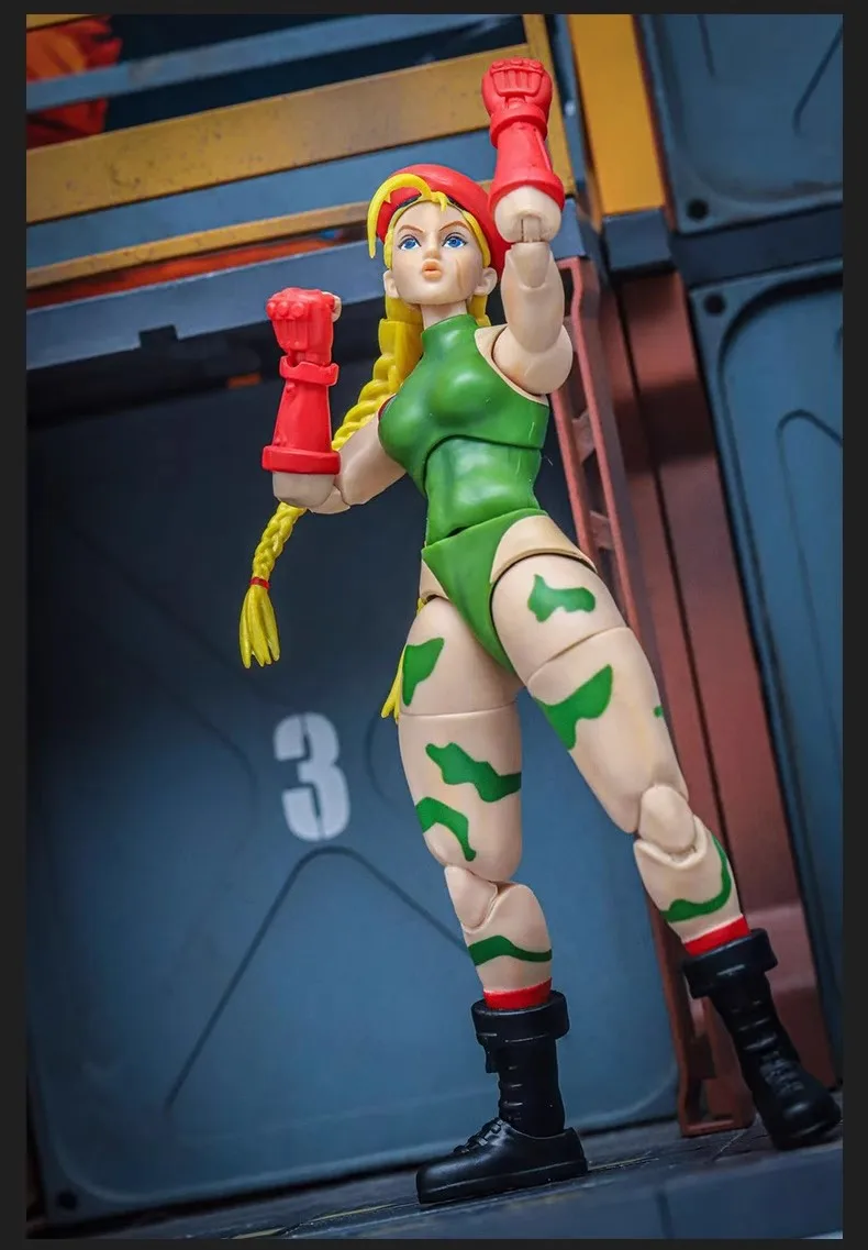 متوفر في المخزون شخصية Jada Ultra Street Fighter II الأصلية: The Final Challengers Cammy / Dee Jay / Guile بمقياس 1/12