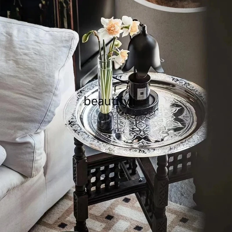 

Cedar wood folding tray coffee table