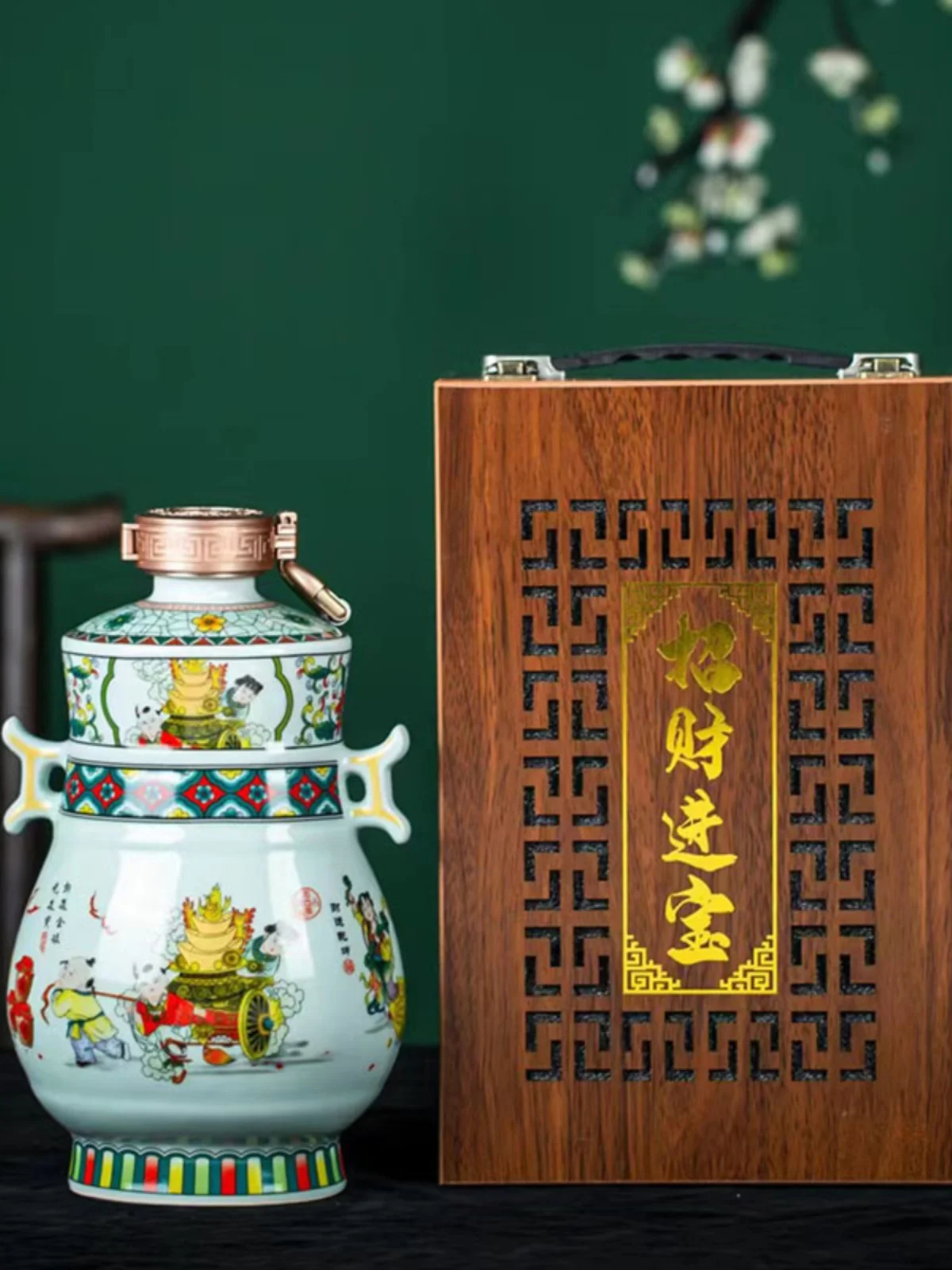 jingdezhen-ceramic-empty-wine-bottle-antique-vase-display-piece-wine-jar-sealed-gift-box-set-liang-3-liang-5-liang