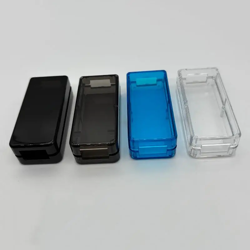53*24*14mm ABS Box Transparent USB Charger Project Case Plastic Junction Enclosure Housing For Adapter Connector