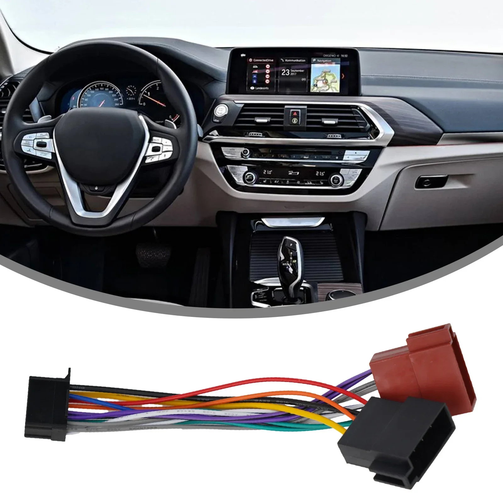 Fit For Pioneer ISO Wiring Cable Radio Connector Power Adaptor Wiring Harness Connector Adaptor Car Stereo Radio Car Supplies