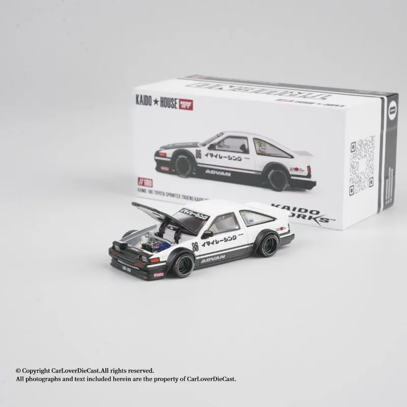 KaidoHouse+MINIGT 1/64 GTR Datsun 510 Honda Civic Simulation Die Casting Alloy Car Model Collection Boys' Toys
