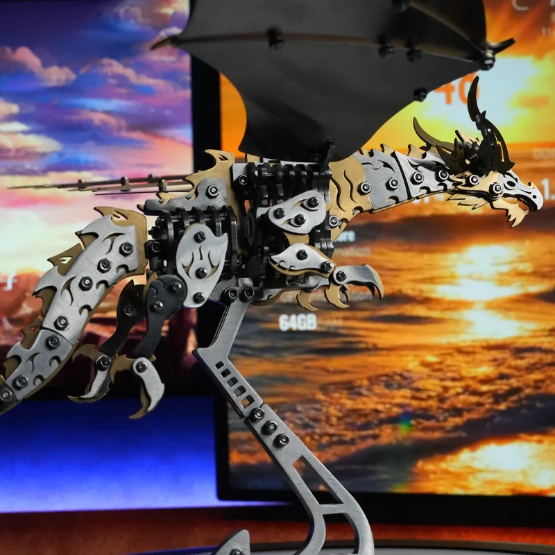 Punk DIY mechanical assembly w - Metal 3D Puzzle Stainless Model Kit 评论和价格