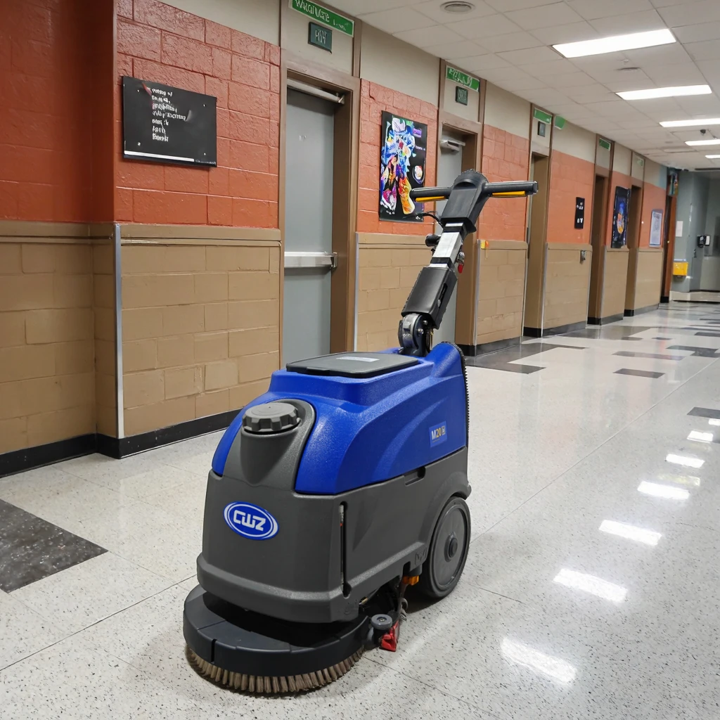 

Super Endurance Mini Hand Push Floor Scrubber For High Efficiency Decontamination Light Weight And Strong Strength