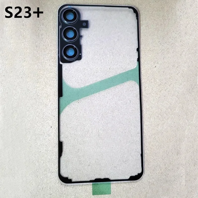 Rear Housing For Samsung Galaxy S24 Ultra S23 Plus S22 S21 S20 Transparent Glass Battery Back Cover Repair Matte Clear Door Case