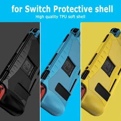 Silicone Protective Soft Case for Nintendo Switch TPU Cover Shell storage game card Shock Proof for NS Game Console Accessories