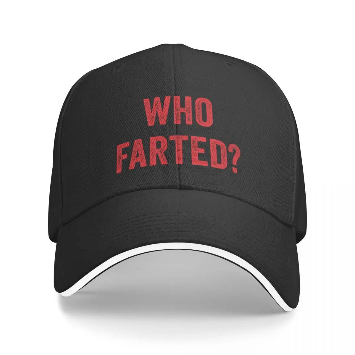 Funny Fart Gift, Who Farted Baseball Cap Luxury Hat Gentleman Hat fashionable For Man Women's