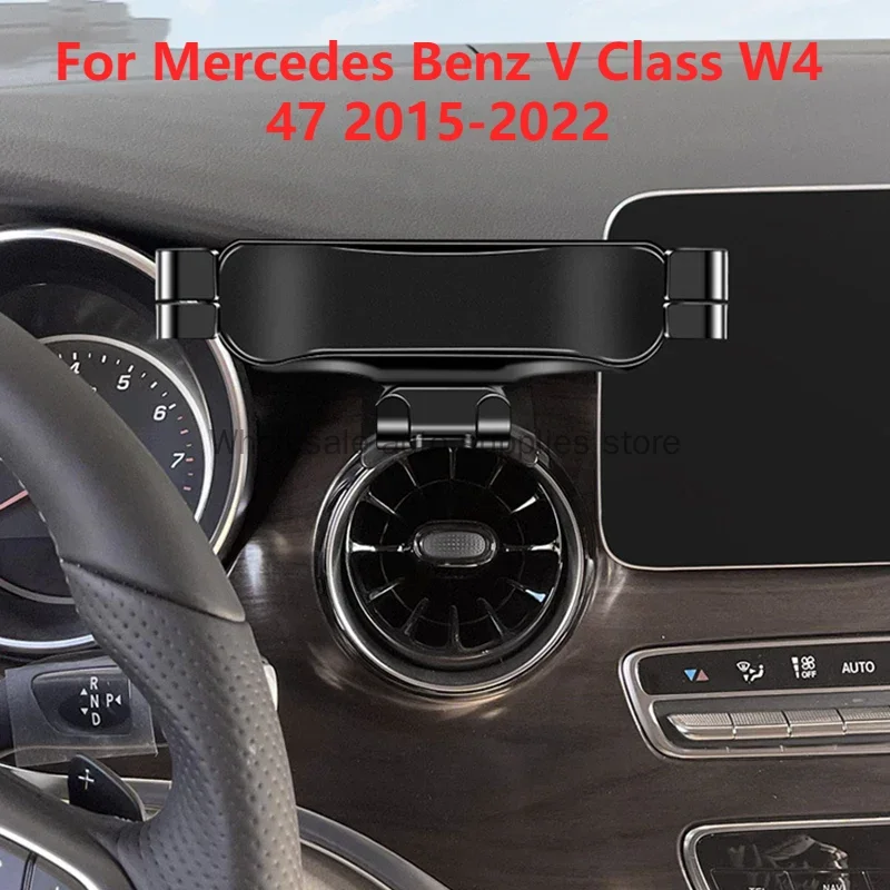 

Mercedes Benz V Class W447 2015-2022 Car Mobile Phone Holder Air Vent Mount Gravity Bracket Stand Auto Modified Accessories