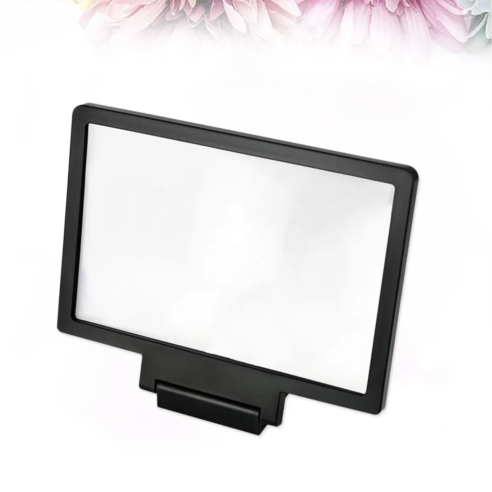 Smart Phone Screen Magnifier Black Enlarged Screen Bracket Cellphone Holder 2-3X Enlarged Clear Visual Movie Reading