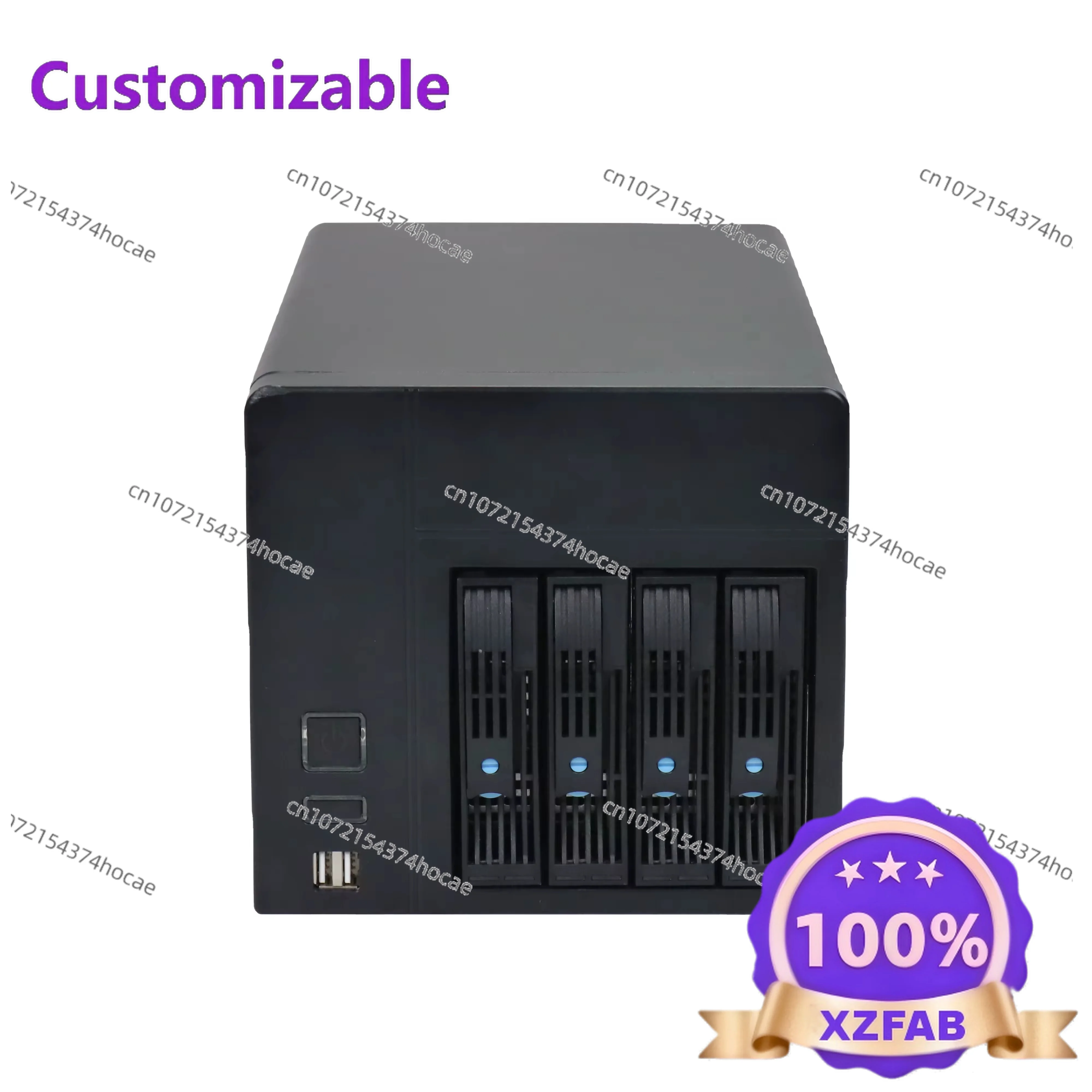 Factory Direct 2026 Top NAS-04 Chassis Server Mini I per Archiviazione Domestica a 4 Rack, 4 HDD Hot-Swap da 3,5