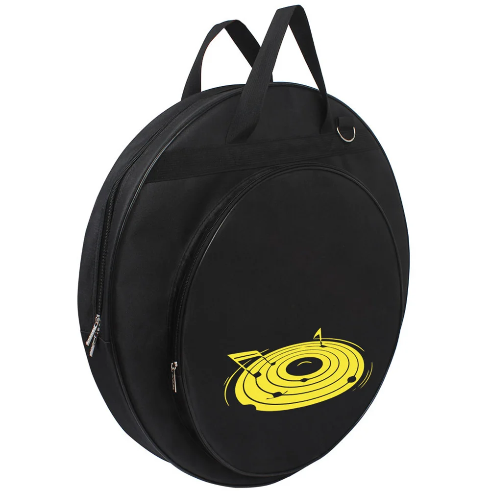 Cymbal Bag Case Carry Handle Instrument Holder Round Pockets Hardshell Backpack