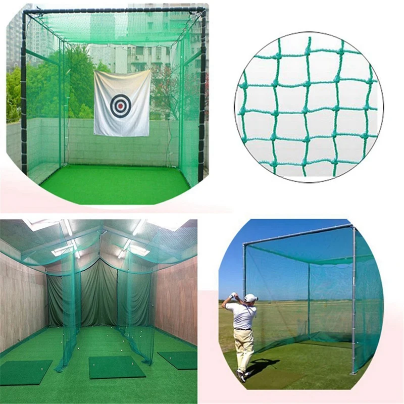 Golf Practice Net Heavy Duty Netting Rope Border Sports Barrier Training Mesh Golf Training Accessories