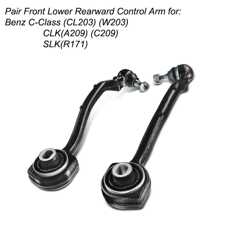 

2PCS Front Control Arm Straight For Mercedes Benz C-Class W203 CL203 S203 CLK C209 A209 SLK R171 A2043301911 A2043302011