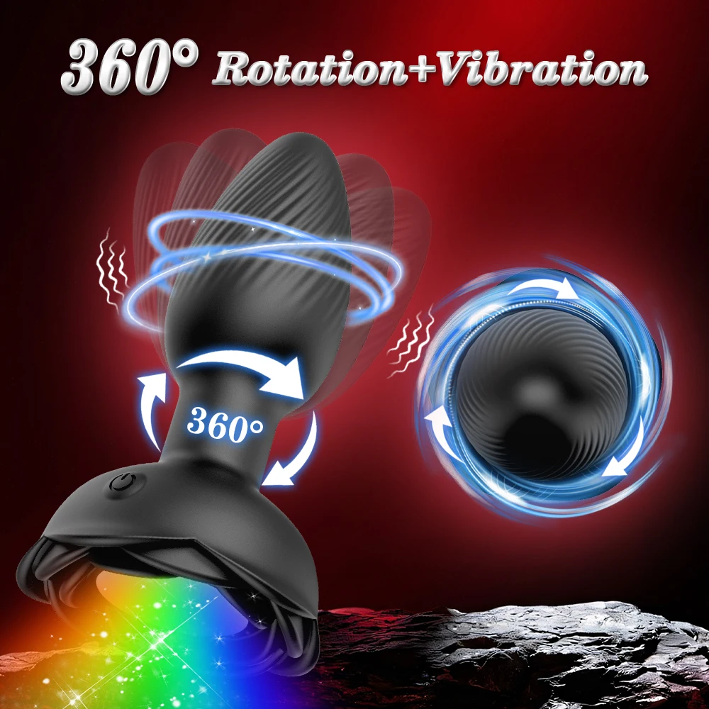 anal plug flashing LED Butt Plug with Three Flashing Modes main image 0