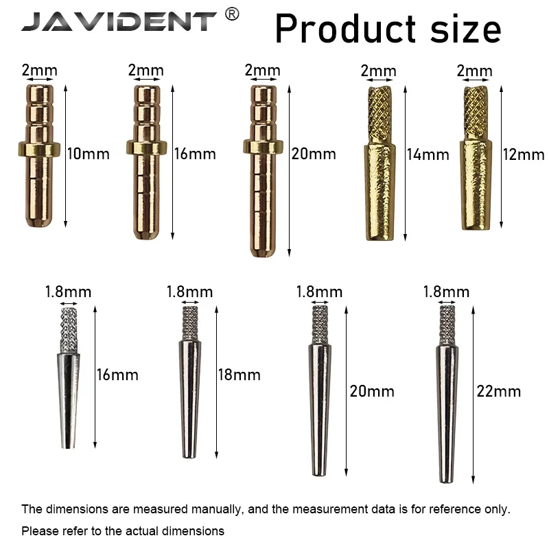 JAVIDENT  1000 PCS Dental Lab Stone Model Work Diameter 3mm -3 length Dental Laboratory Single Nail Zinc Pin very good quality
