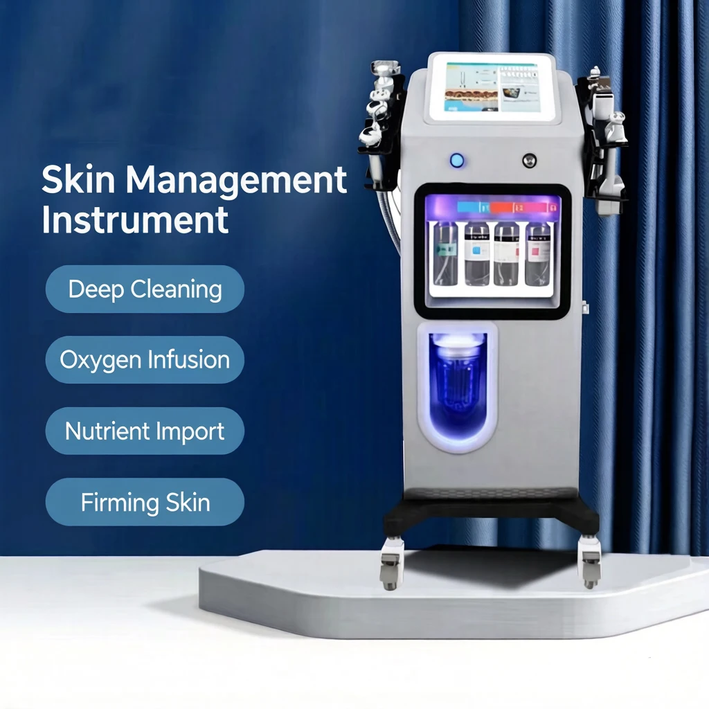 Black Pearl Skin Management Comprehensive Device Size Ultra fine Bubble Facial Cleaner