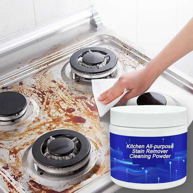 Oil Pollution Cleaner Household Strong Degreasing Cleaning Bubble Powder Kitchen Smoking Machine Cleaner