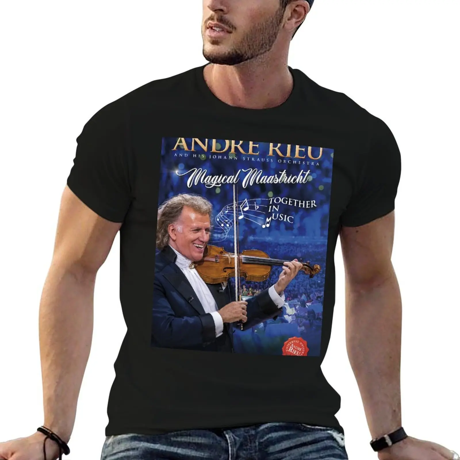 magical in andre 2 warroe maastricht rieu T-Shirt summer top shirts graphic tops anime figures men t shirt